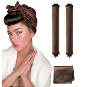 New Classic Heatless Curls Set in Brown